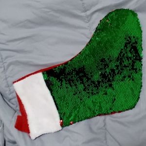 Sequin Christmas stocking